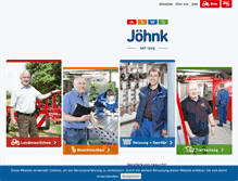 Tablet Screenshot of joehnk-boeklund.de